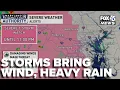 LIVE RADAR Storms bring damaging winds and heavy rain across Maryland