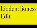 Lioden lioness Edit
