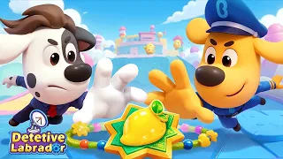Detetive Labrador 🔍 Missão Patrulha (Episódio 3) 🚓 O Crachá da Manga Perdido 🎬 Desenho Animado
