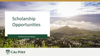Scholarship Opportunities