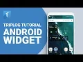 TripLog Tutorial - Android Widget