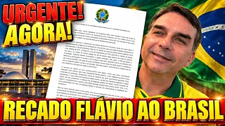 URGENTE! FLÁVIO BOLSONARO ACABA DE PUBLICAR UMA NOTA OFICIAL AO BRASIL DIRETO DOS EUA