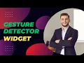 GestureDetector widget flutter development course 2024