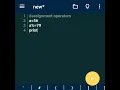 assignment operator in python
