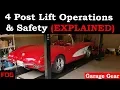 4 Post Lift Operations Safety Maint Explained