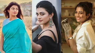 anandhi stunning photoshoot video kayal anandhi latest saree fashion looks edit compilation
