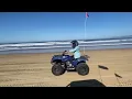 Kids ATV ride Pismo Beach California