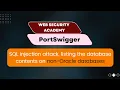 LAB SQL Injection Attack Listing Database Contents on Non-Oracle Databases