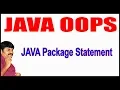 Java Tutorials Java OOPS Java Package Statement by Durga Sir