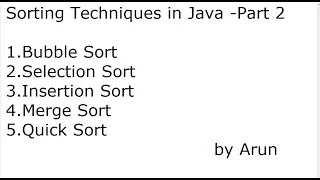 Program Selection Sort implementation in Java