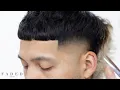 Barber tutorial Mullet burst fade
