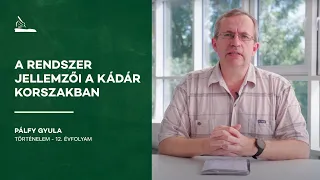 a rendszer jellemz i a k d r korszakban p lfy gyula