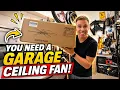 How to Install a Ceiling Fan OURSTAR Install and Review for our Garage