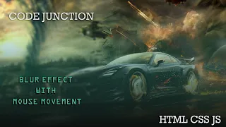 Mouse Move Blur Effect - CSS HTML