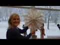 Paper Bag Snowflake Craft Tutorial