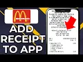 HOW TO ADD RECEIPT TO MCDONALD S APP 2026