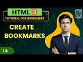 How to create bookmarks in html Html step by step tutorial in Hindi 14