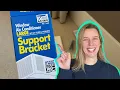 Safely Install Your Window AC with Easy Bracket Support