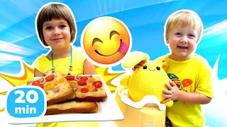 Carl y Bianca hacen las tareas del hogar