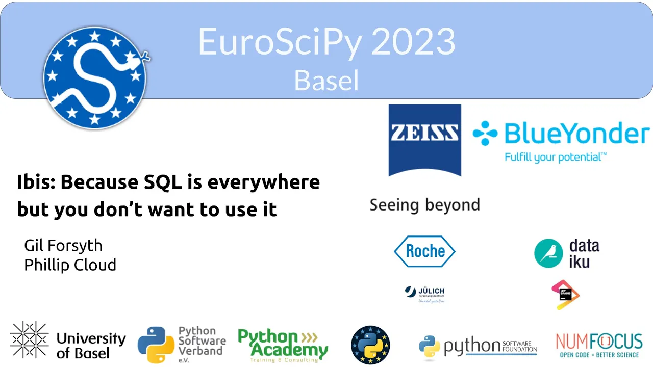Image from Ibis: Because SQL is everywhere but you don't want to use it