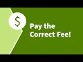 USCIS Forms Pay the Correct Fee