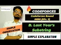 B Last Year s Substring Codeforces Round Div 3 CODE EXPLAINER