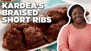 Kardea Brown s Red Wine-Braised Beef Short Ribs Delicious Miss Brown Food Network