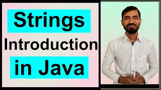 Strings Introduction in Java by Deepak Hindi