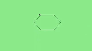 How to draw Hexagon using python programming