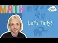 Counting with Tally Marks and Tally Charts Math for Kindergarten 1st Grade Kids Academy