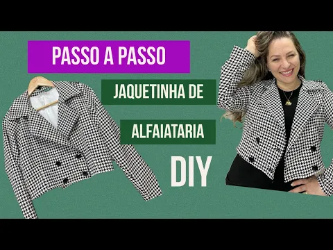 Download MP3 JAQUETINHA DE ALFAIATARIA ESTILO BLAZER PASSO A PASSO COMPLETO #passoapasso #costurafácil #costura