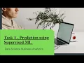 Task-1 Prediction using Supervised ML Level - Beginner