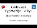 Codewars - Typescript