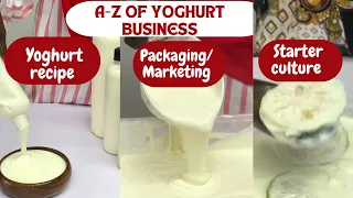 starting a profitable yoghurt business yoghurt starter with lemon homemade yoghurt yoghurtbusiness