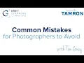 Common Mistakes for Photographers to Avoid - GreyLearning Webinar