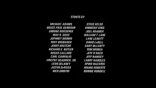 Commando 1985 End Credits SYFY Live Channel 