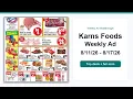 Karns Foods Weekly Ad 26 - 26 Top Deals