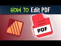 Affinity Publisher Edit Any PDF File Tutorial