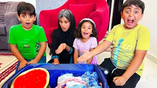 لما بنتك تفرح بزيارة الجد والجدة المفاجأة 