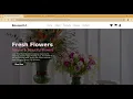 Responsive E-Commerce Flower Shop Website Design using html CSS html CSS projects