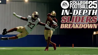 College Football 25 IN-DEPTH Slider Breakdown