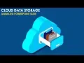 Cloud Data Storage Infographic Slide in PowerPoint Computing Slide