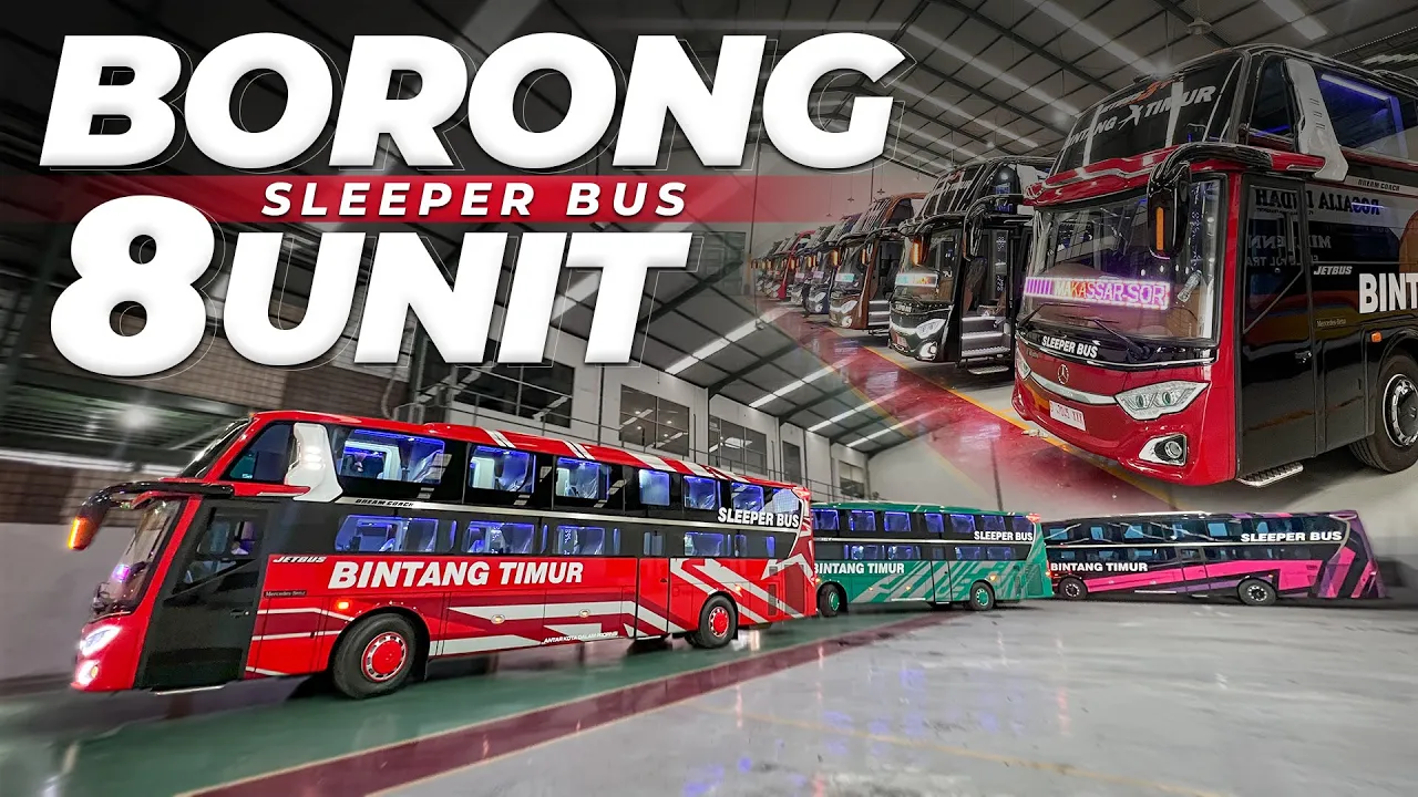 PO BUS INI BELI DELAPAN SLEEPER BUS Mercedes Benz O500RS 1836 Dream Coach Adiputro