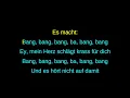 Deine Cousine karaoke – Bang Bang (Mein Herz schlägt krass für dich)