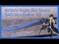 Kirito's Night Sky Sword [⚔️Sword Art Online Alicization] Made From Wood (Part 2)