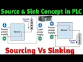 Source Sink Concept in PLC What is Sourcing Sinking in PLC Sink and Source Connection in