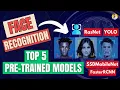 How to do Face Recognition with 5 Pre-Trained Models Hall of Faces Computer Vision