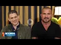 Wentworth Miller \u0026 Dominic Purcell talk about working together on The Flash