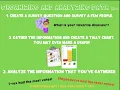 Organizing and Analyzing Data