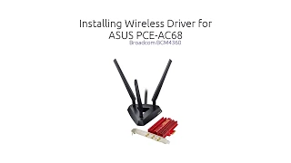 ASUS PCE-AC68 Wireless Card Driver Installation - Antergos Linux